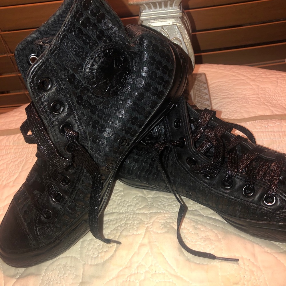 Converse sequin high tops